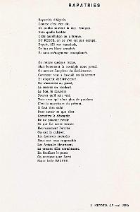 RECEUIL DE POEMES D ANDRE NICOSIA - INOUBLIABLE ORAN (17)